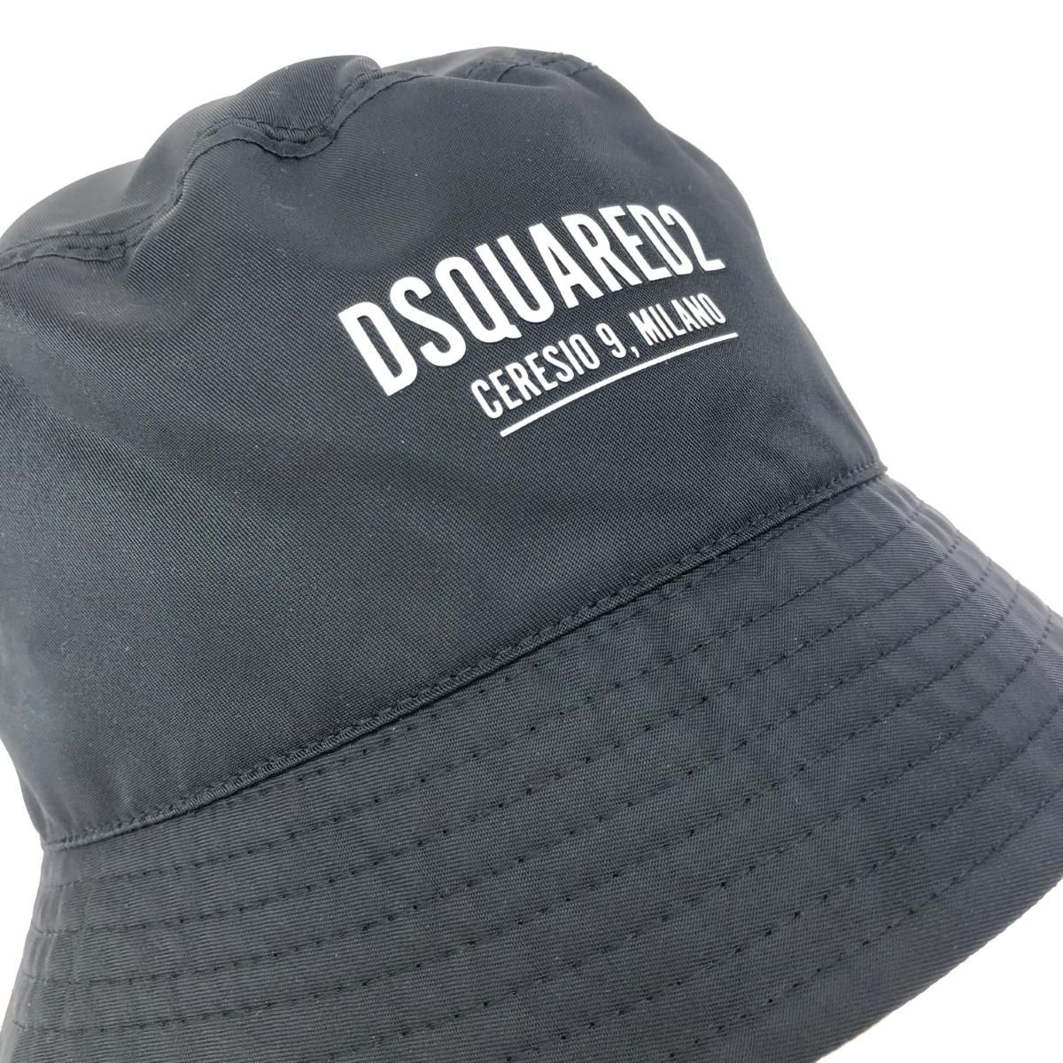 Dsquared2 ディースクエアード バケットハット S イタリア製/ロゴ