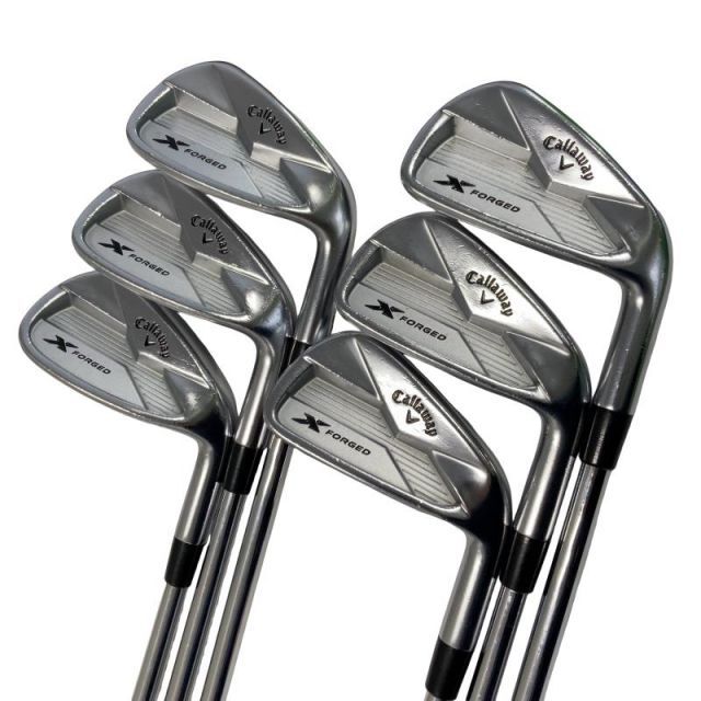 【中古】 キャロウェイ X FORGED(2018) 6S アイアンセット IR Dynamic Gold (フレックスS) メンズ 男性用 右利き 右用 Cランク ゴルフクラブ