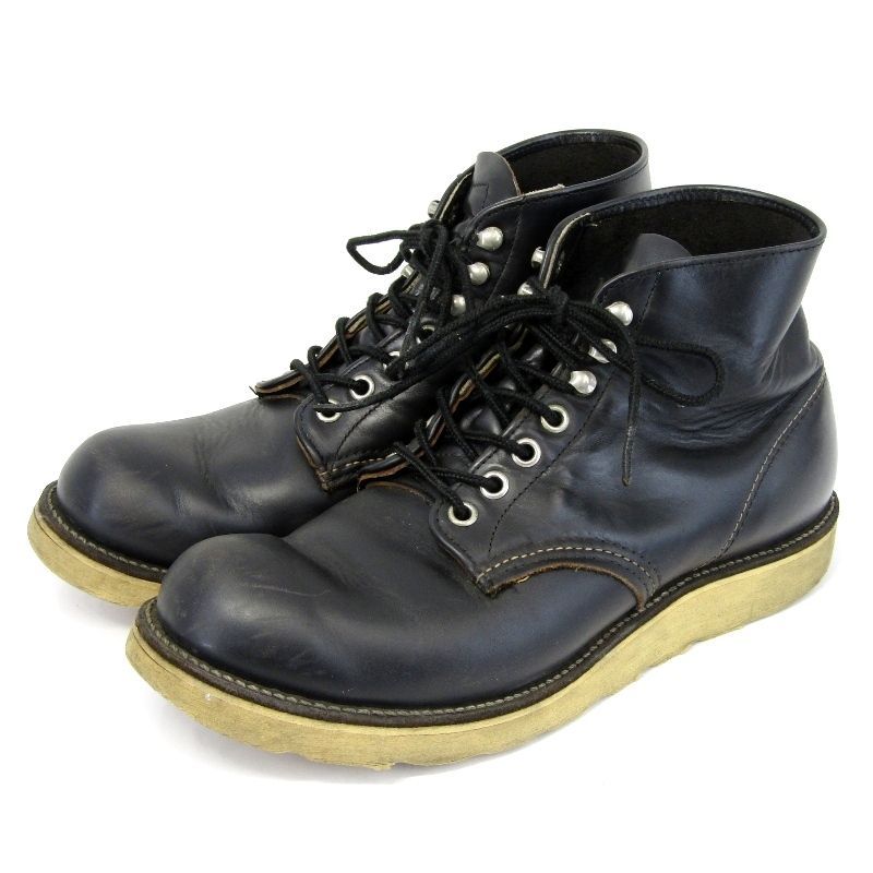 REDWING 8165 US5D 四角犬 クラシック ラウンドトゥ 24cm REDWING レッドウィング US7.5D 25.5cm ラウンドトゥ 8165 四角犬タグ