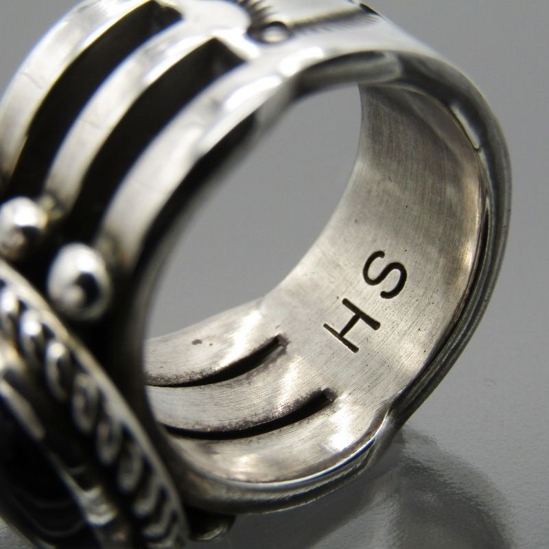 美品 Herman Smith ナバホ族 リング スギライト ハーマンスミス
