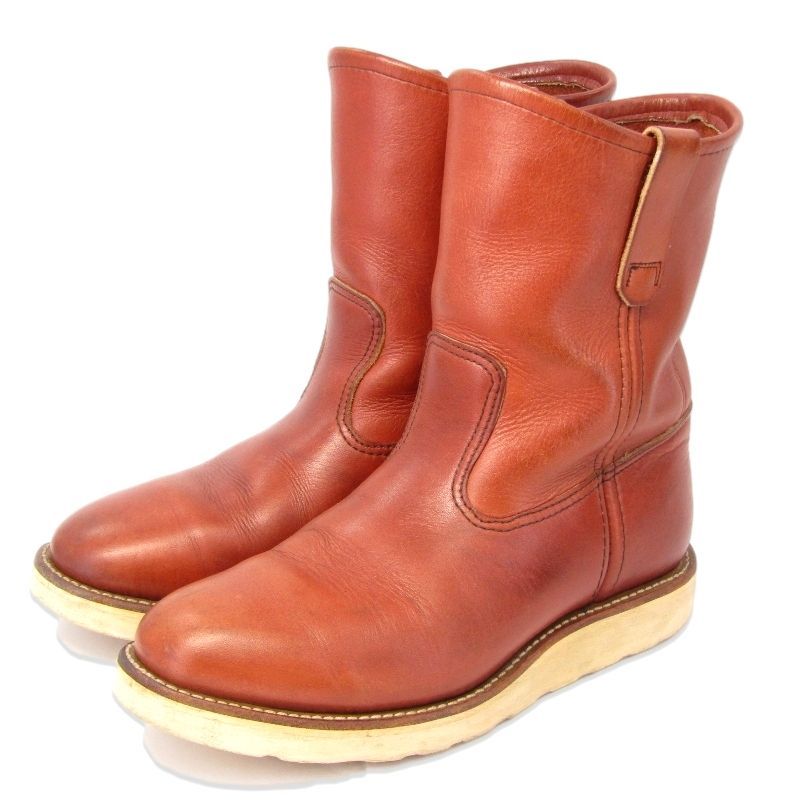 REDWING レッドウィング US7.5E 25.5cm ペコスブーツ 8866 1999年製 四角犬タグ 90s プルオンブーツ オロラセット ポーテージ 35005689