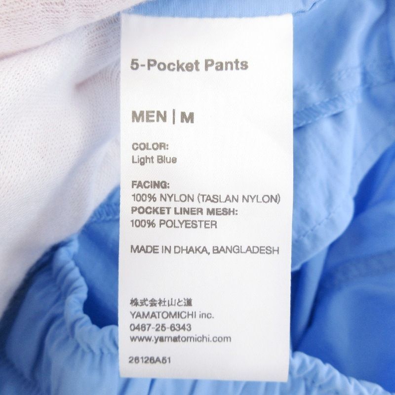 未使用 山と道 ヤマトミチ 5-Pocket Pants M's 2026 5ポケットパンツ