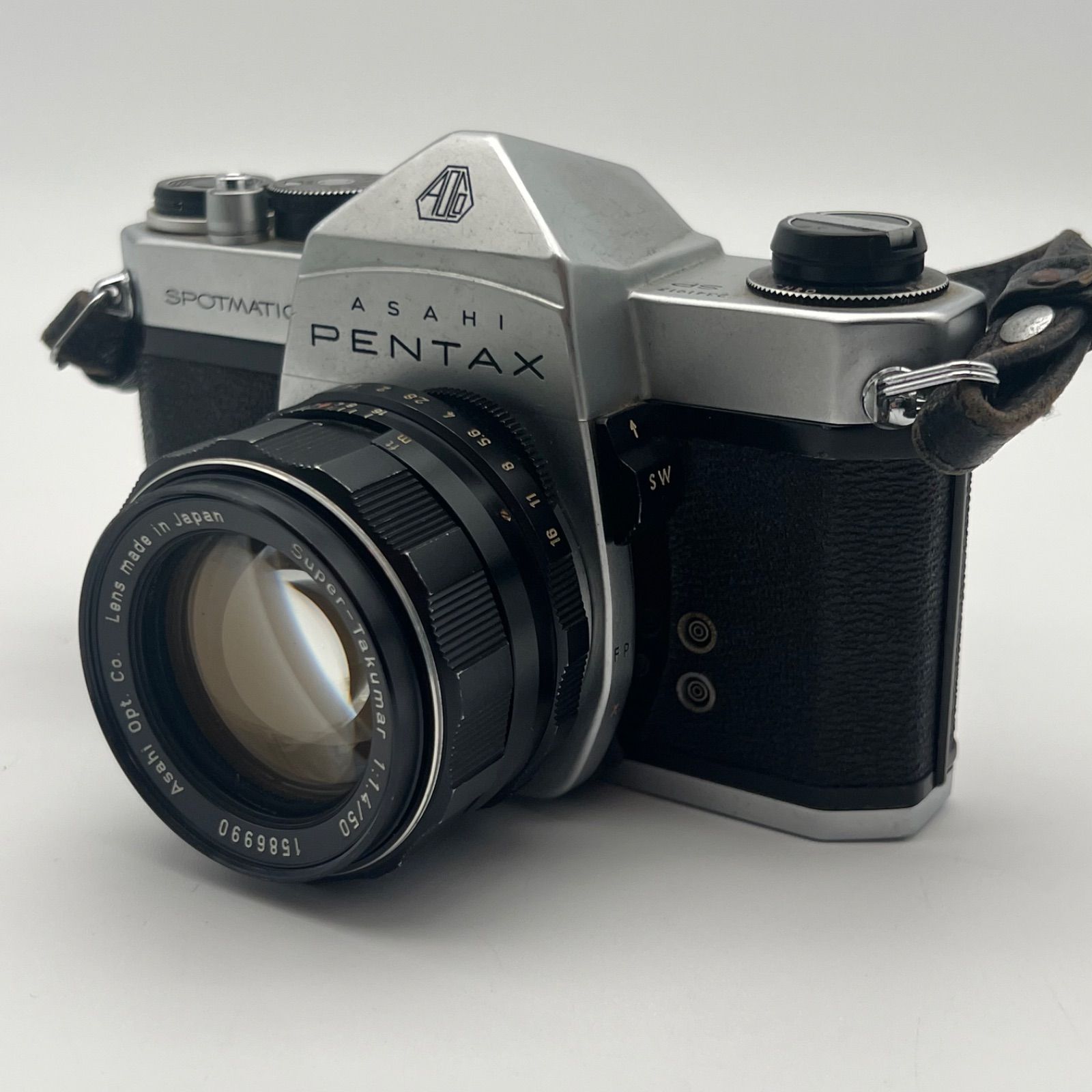 T6050 【 動作未確認品 】PENTAX SPOTMATIC SP ペンタックス 一眼レフフィルムカメラ Super-Takumar 50mm f/1.4 カメラレンズ 9,240円