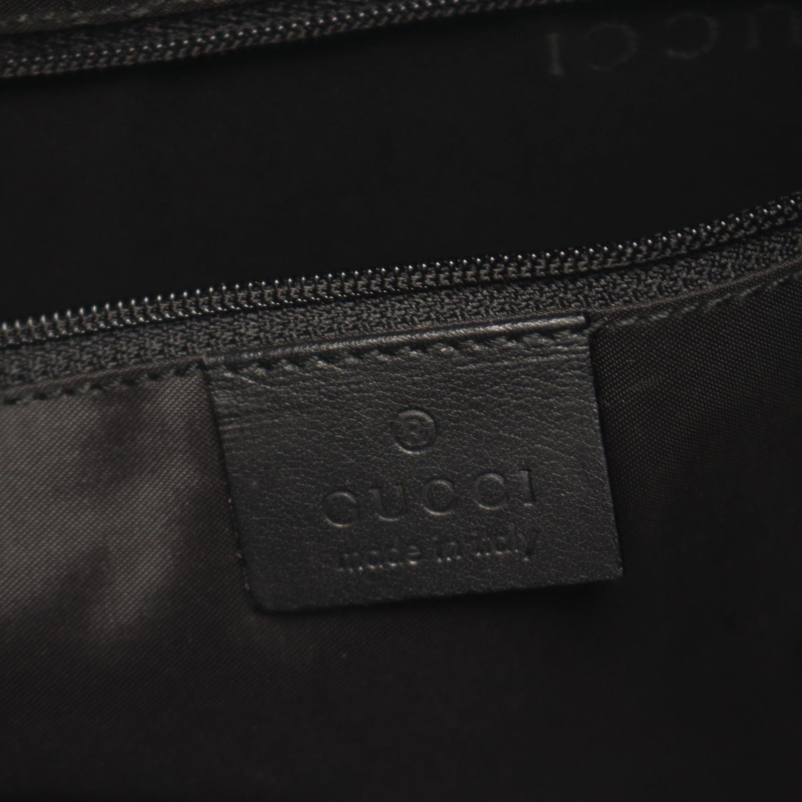 グッチ GUCCI ハンドバッグ バンブー 2WAY 001 1577 ブラック レザー