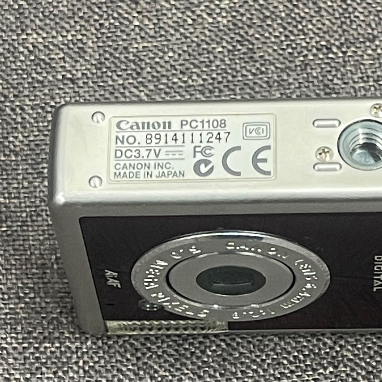 ジャンク　デジカメ　CANON　PC1898 NPA】ジャンク Canon IXY DIGITAL PC1108 キャノン デジカメ - メルカリ