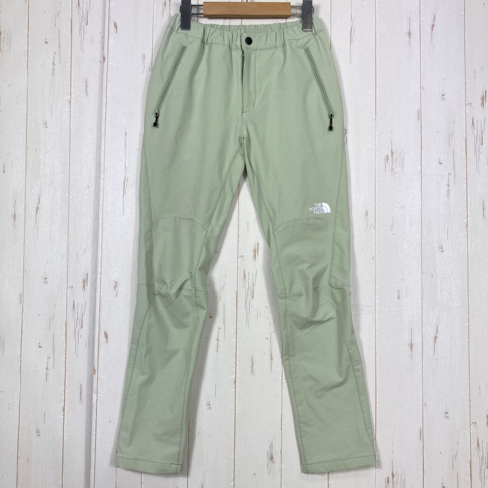 ✉️Women's S グリーン系 The North Face ( ザ・ノースフェイス ) アルパイン ライト パンツ Alpine Light Pant ナイロン ウェア ボトムス ロングパンツ ソフトシェル z00059729 ソフトシェ