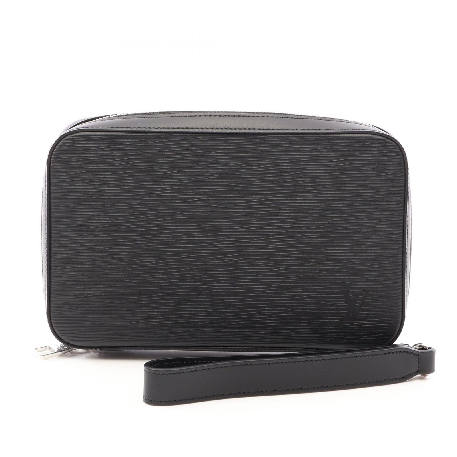 ルイ・ヴィトン LOUIS VUITTON ラウンド長財布 ダンディ ウォレット M64000 ノワール レザー ダンディ・ウォレット メンズ Used A
