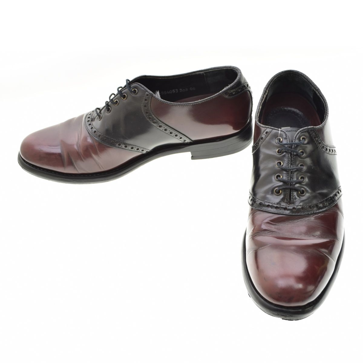 FLORSHEIM】青窓 20392 サドルレザーシューズ - メルカリ