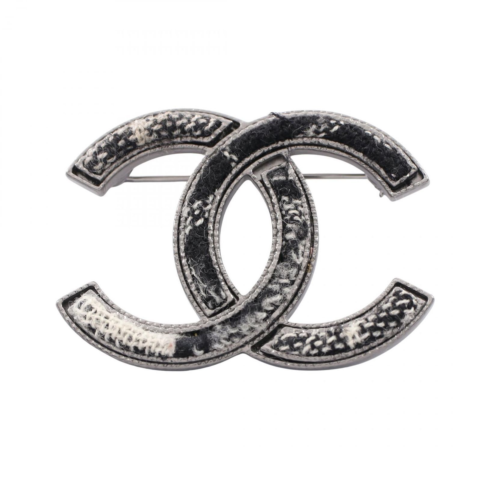 シャネル CHANEL ブローチ A13A ココマーク ステンレススチール ブローチ レディース Used A