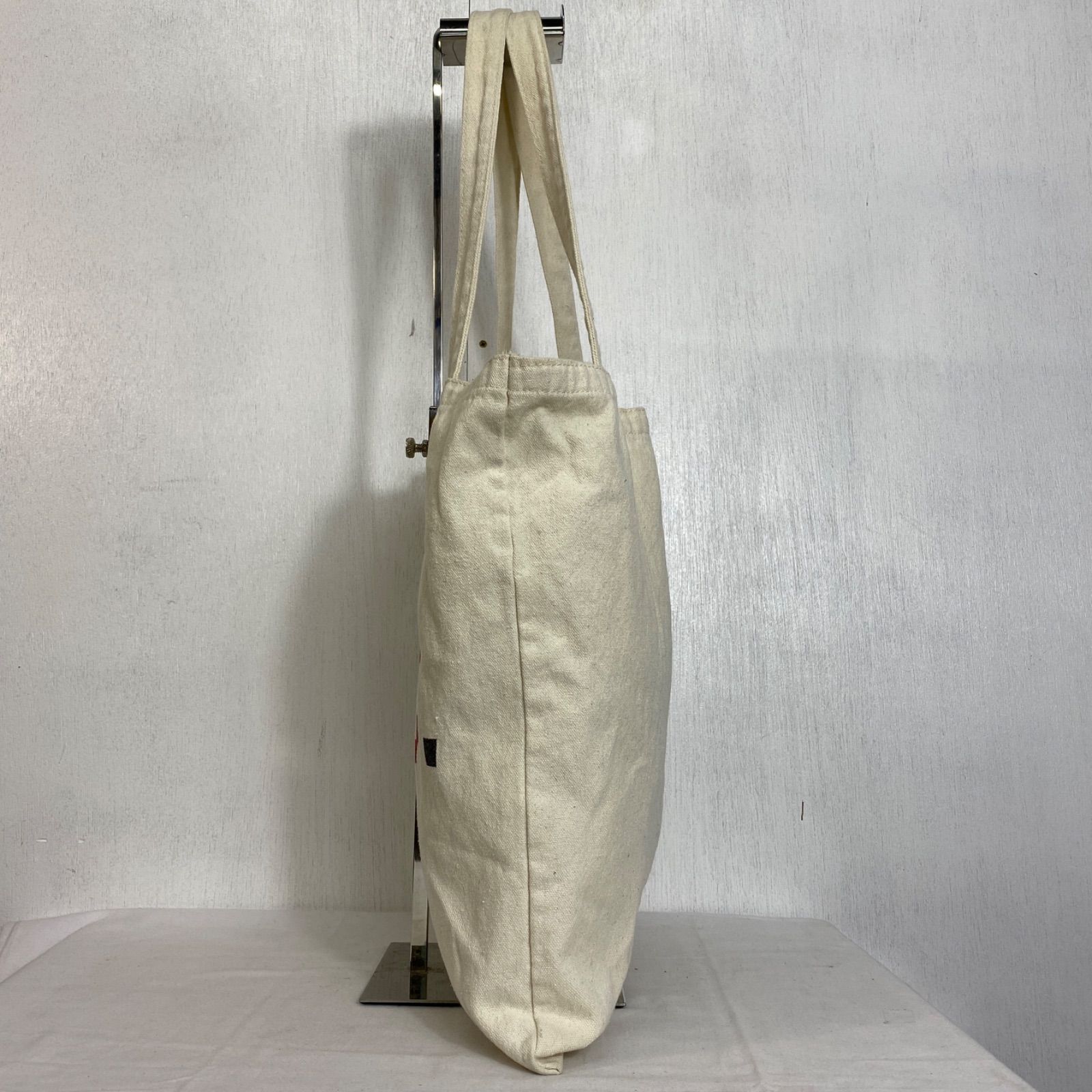 A.P.C. アーペーセー キャンバス トート バッグ ロゴ プリント 