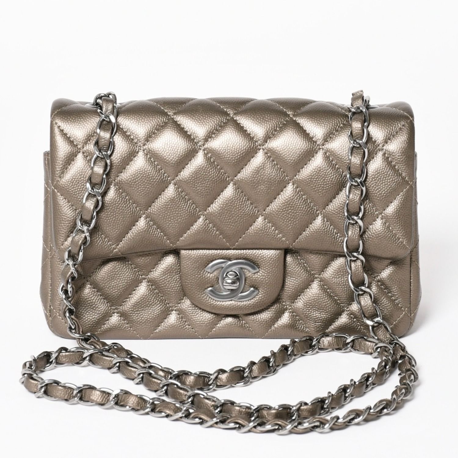 極美品 CHANEL シャネル ミニマトラッセ Sフラップ Sチェーン