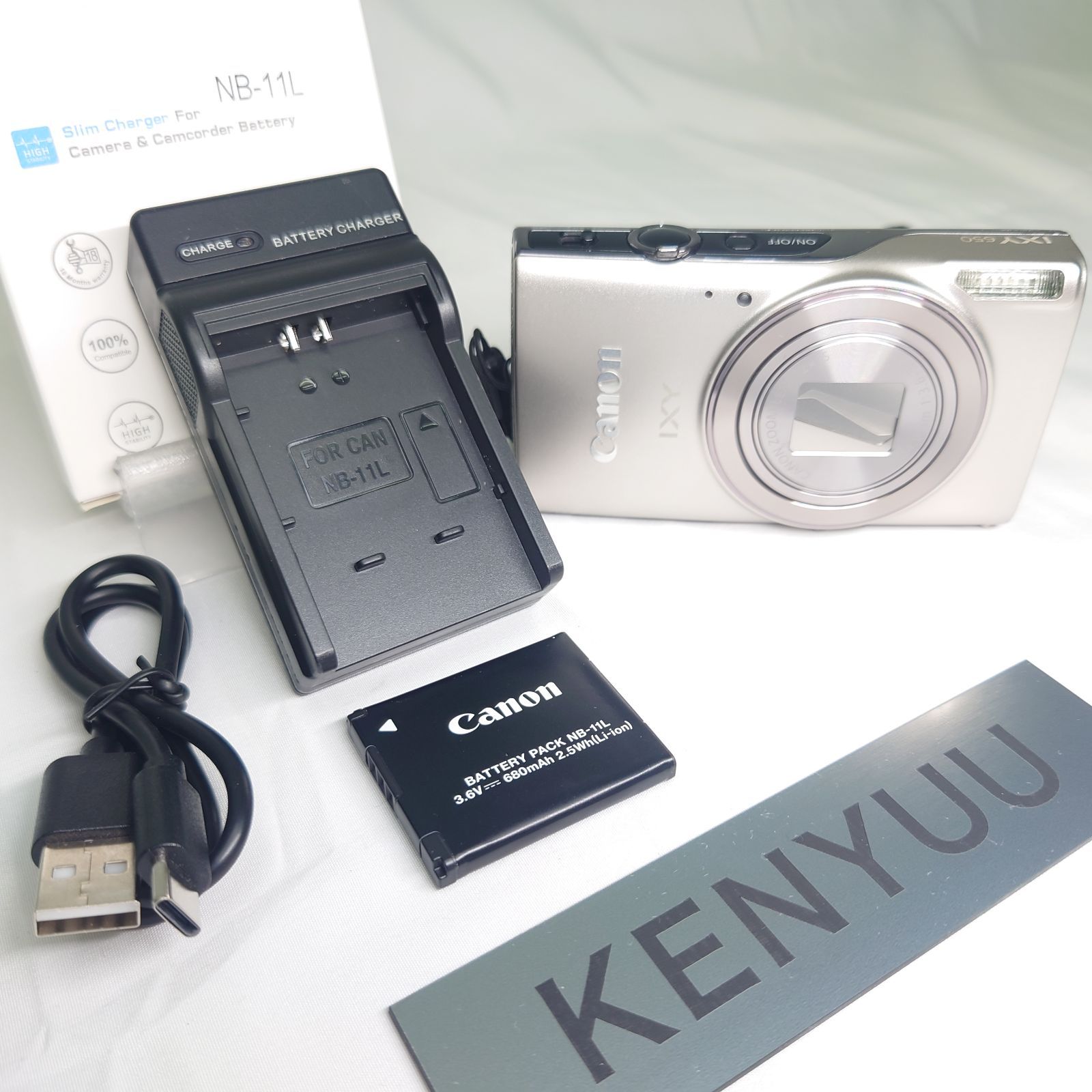 Canon IXY650 シルバー 極美品 動作品 極美品 Canon IXY 650 シルバー Wi-Fi対応 動作確認済み