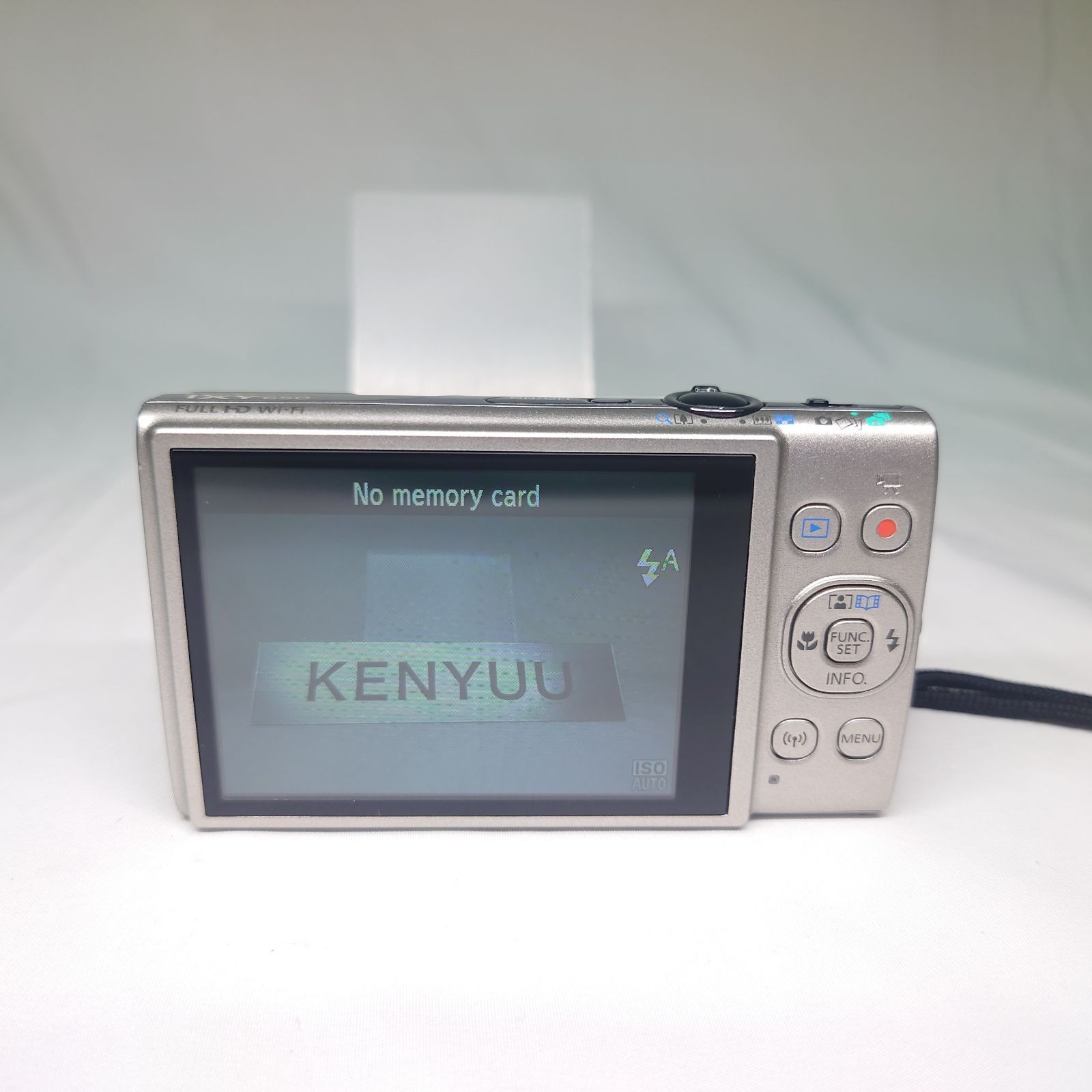 極美品 Canon IXY 650 シルバー Wi-Fi対応 動作確認済み