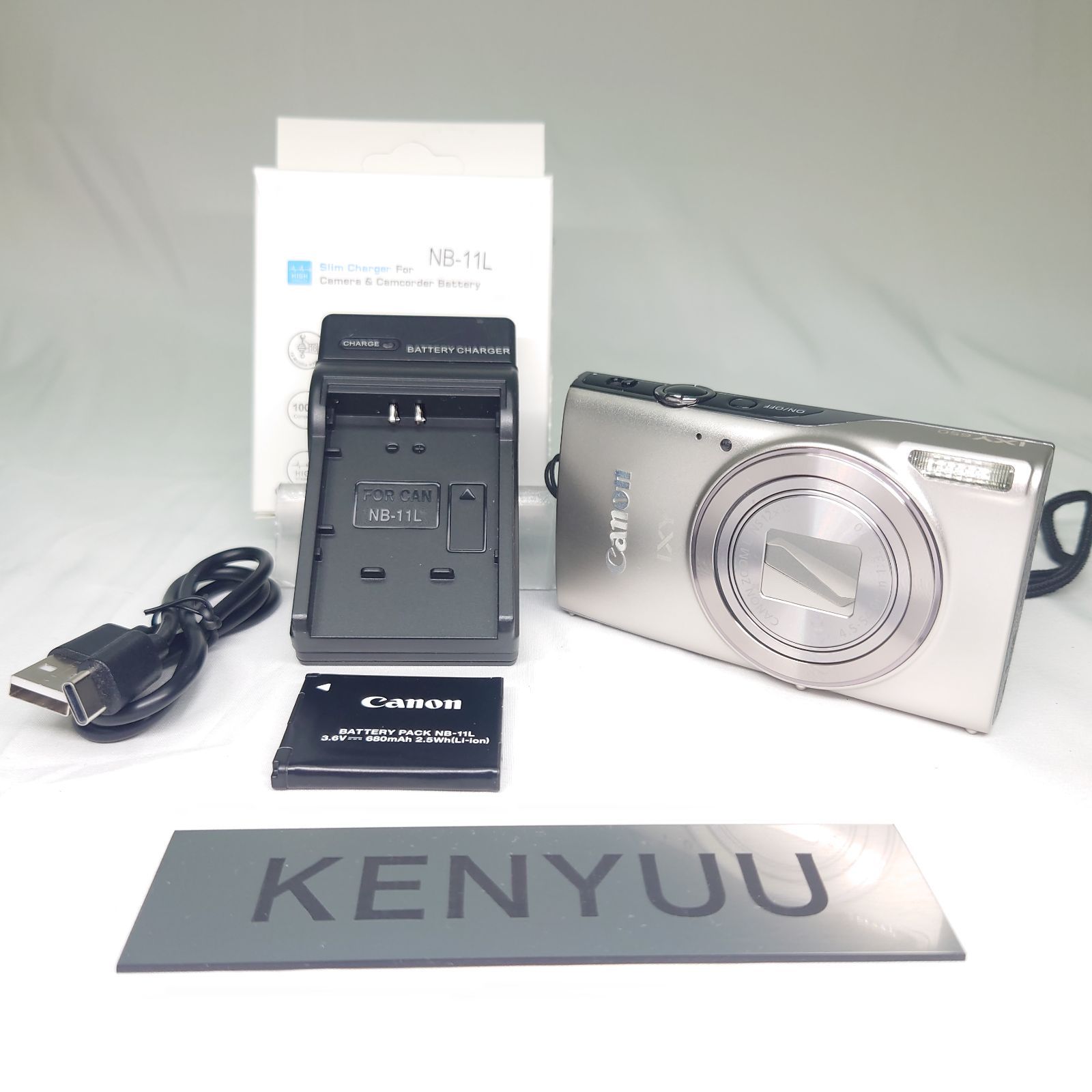 極美品 Canon IXY 650 シルバー Wi-Fi対応 動作確認済み