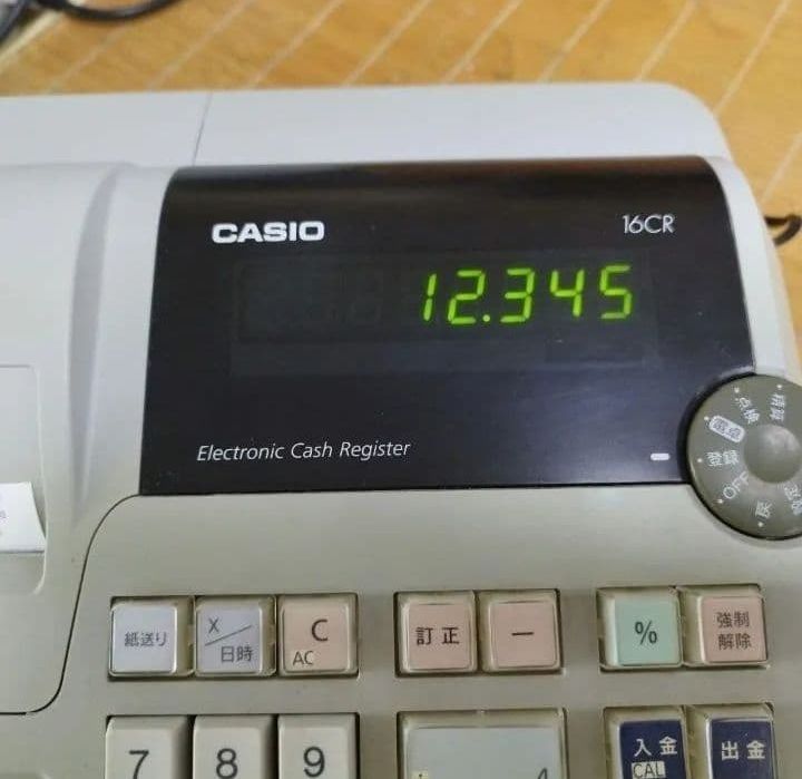 カシオレジスター 16CR 簡単便利特殊 送料込 161616 - メルカリ