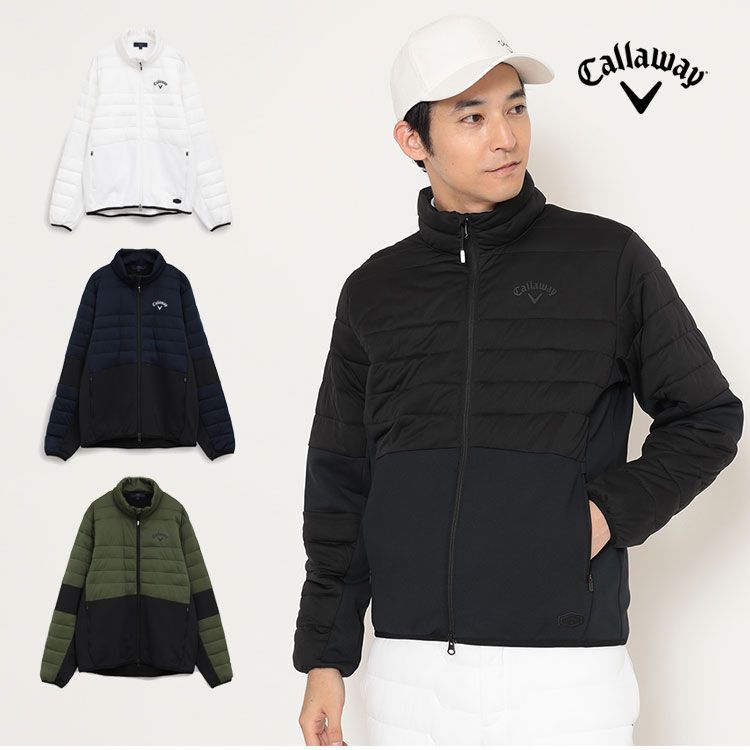 新品【メーカー正規仕入品】【40%OFF・SALE・セール】秋 冬 Callaway GOLF キャロウェイ ゴルフウェア C25217106 スターストレッチ 中綿＆裏起毛 スムース スウェット [高ストレッチ、撥水性、防風性、透湿性]（メンズ）