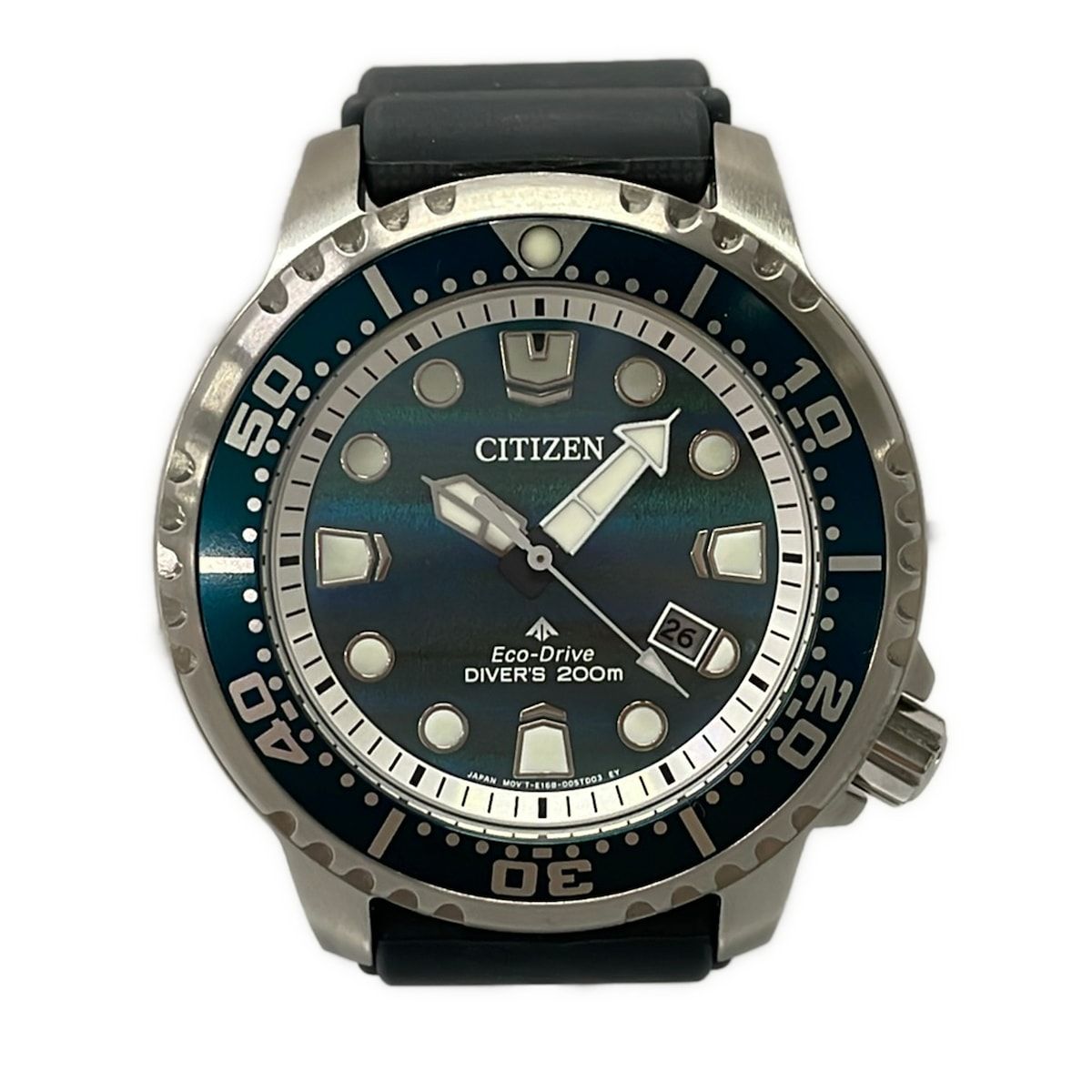 CITIZEN(シチズン) 腕時計美品 PROMASTER(プロマスター) E168-A14ST0L/BN0167-09W メンズ グリーン×ブルー