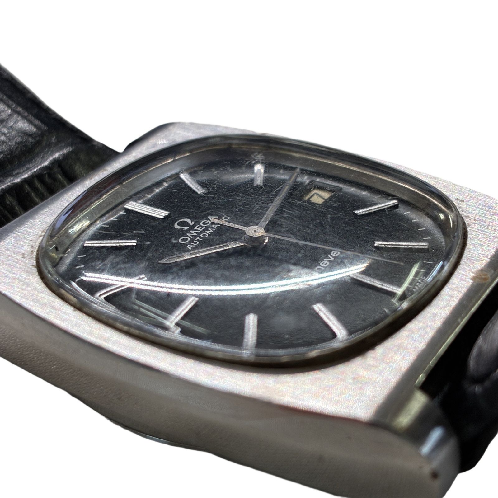 OMEGA オメガ 166.0190 ジュネーブ TVスクリーン 自動巻 腕時計 30mm