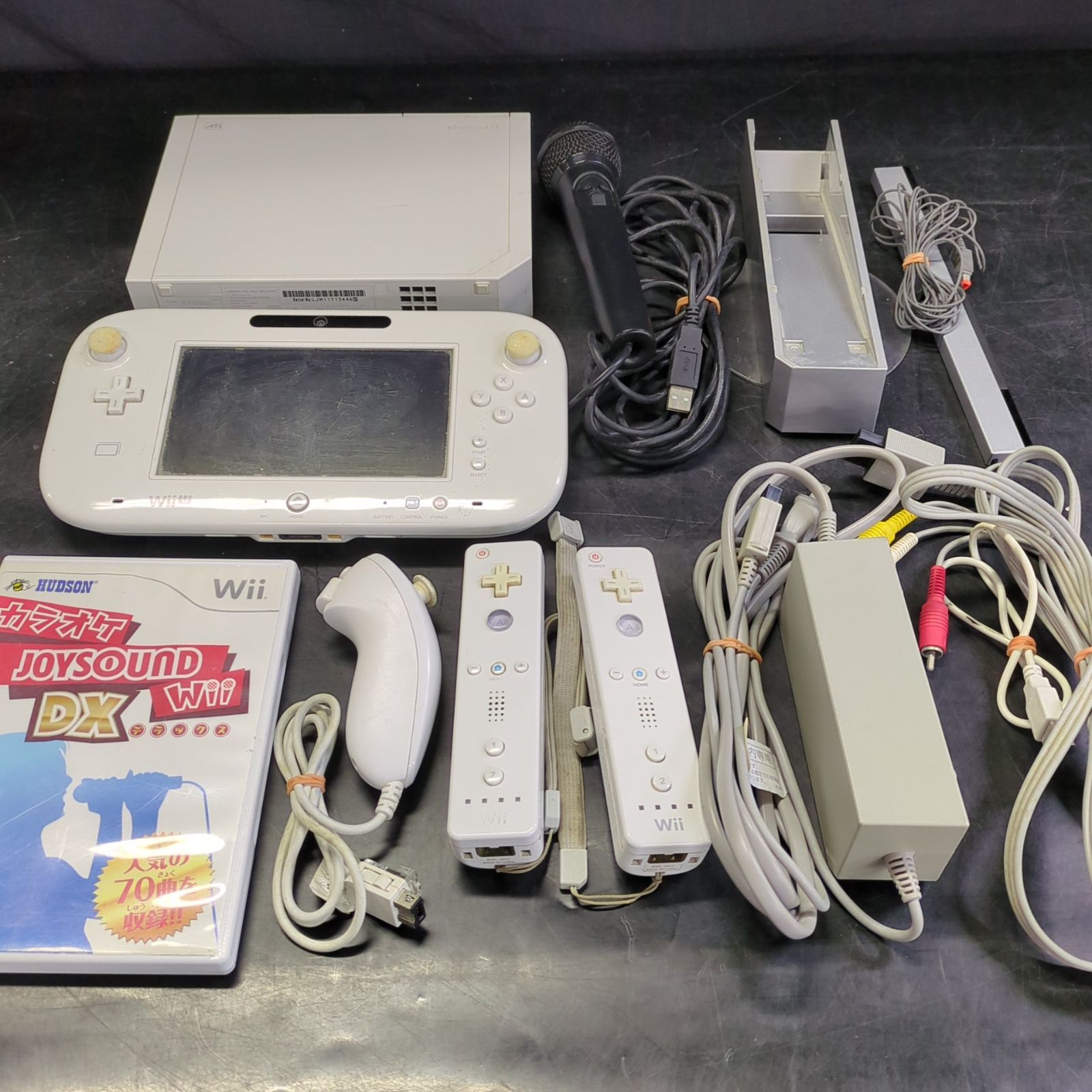 D45611】[ジャンク品] 任天堂 Wii U 本体 セット マイク付き - メルカリ