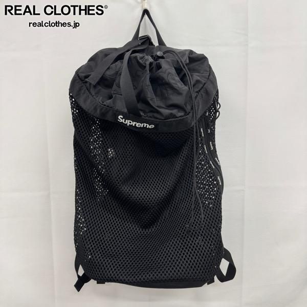 Supreme メッシュリュック ブラック Supreme/シュプリーム【23SS】Mesh Backpack/メッシュ バックパック
