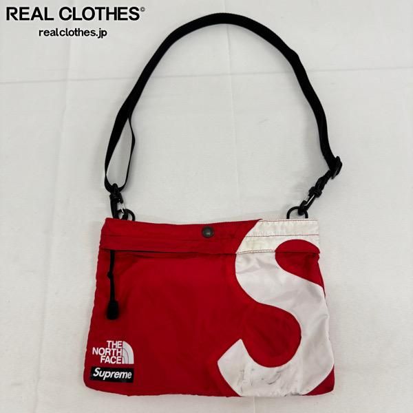 直*輝様 Supreme 　THE NORTH FACE ショルダーバッグ　赤 Supreme×THE NORTH FACE/シュプリーム×ノースフェイス【20SS】S LOGO
