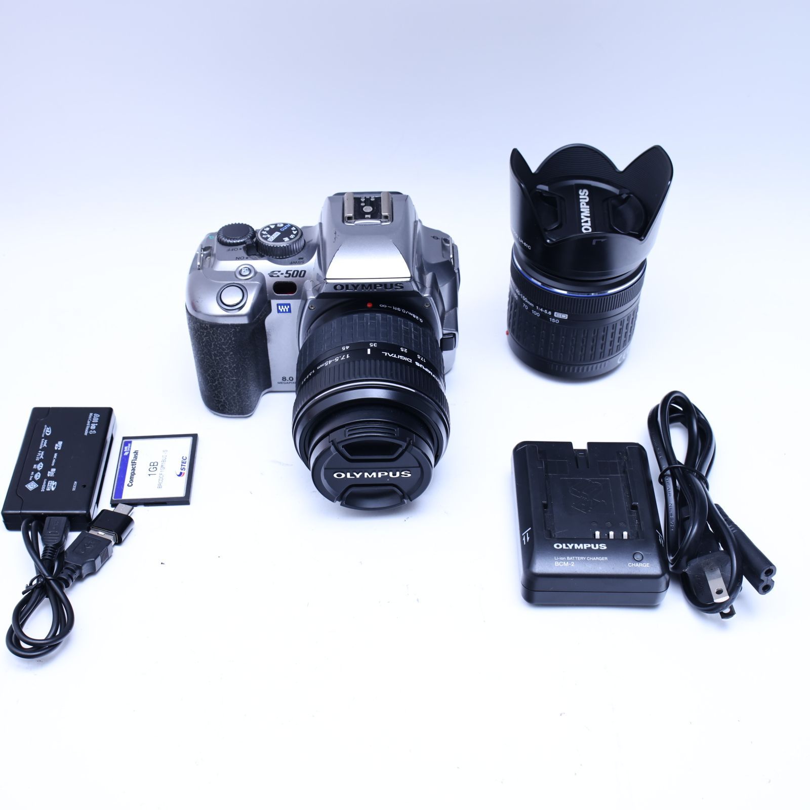 スマホ転送可 OLYMPUS e-500 一眼レフデジタルカメラ 標準望遠レンズ