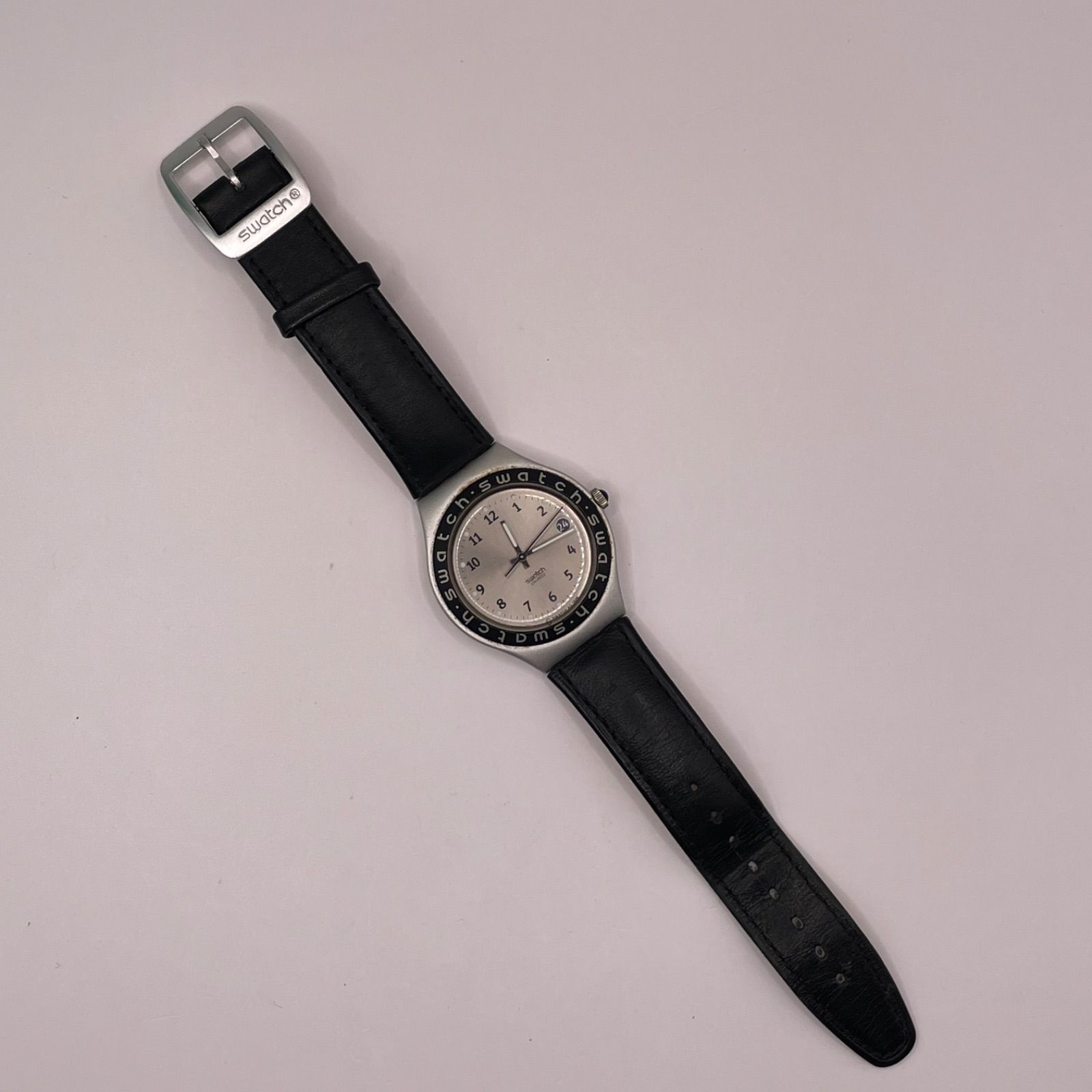 新品電池/美品】スウォッチ アイロニー SWATCH IRONY 腕時計 メンズ 