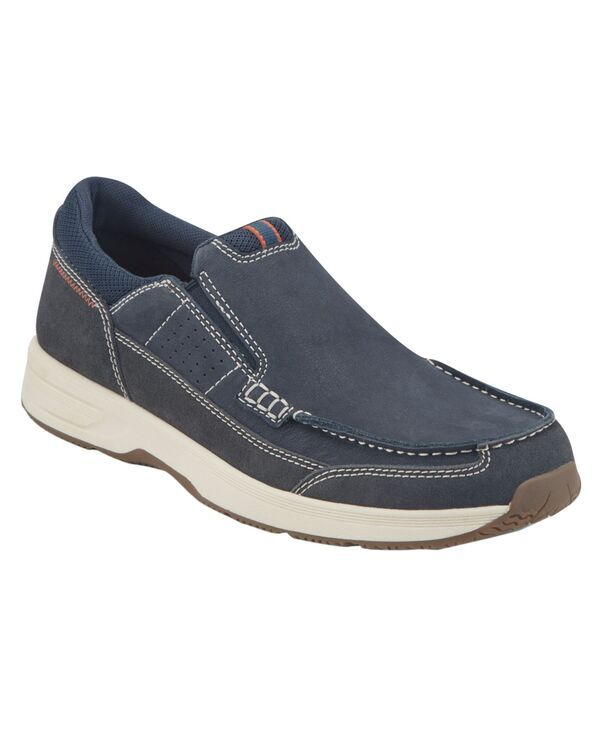 ロックポート メンズ シューズ スリッポン・ローファー Rockport Mens Atwell Casual SlipOn MocToe Shoes Dark Blue ブルー