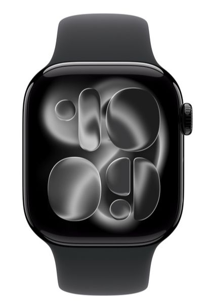 Apple Watch Series 11 GPS+Cellularモ‍デ‍ル 42mm ブラックアルミニウムケース MF994J/A と 42mmケース用ブラックソロループ サイズ2 MY7Q3FE/A のセット 38,870円
