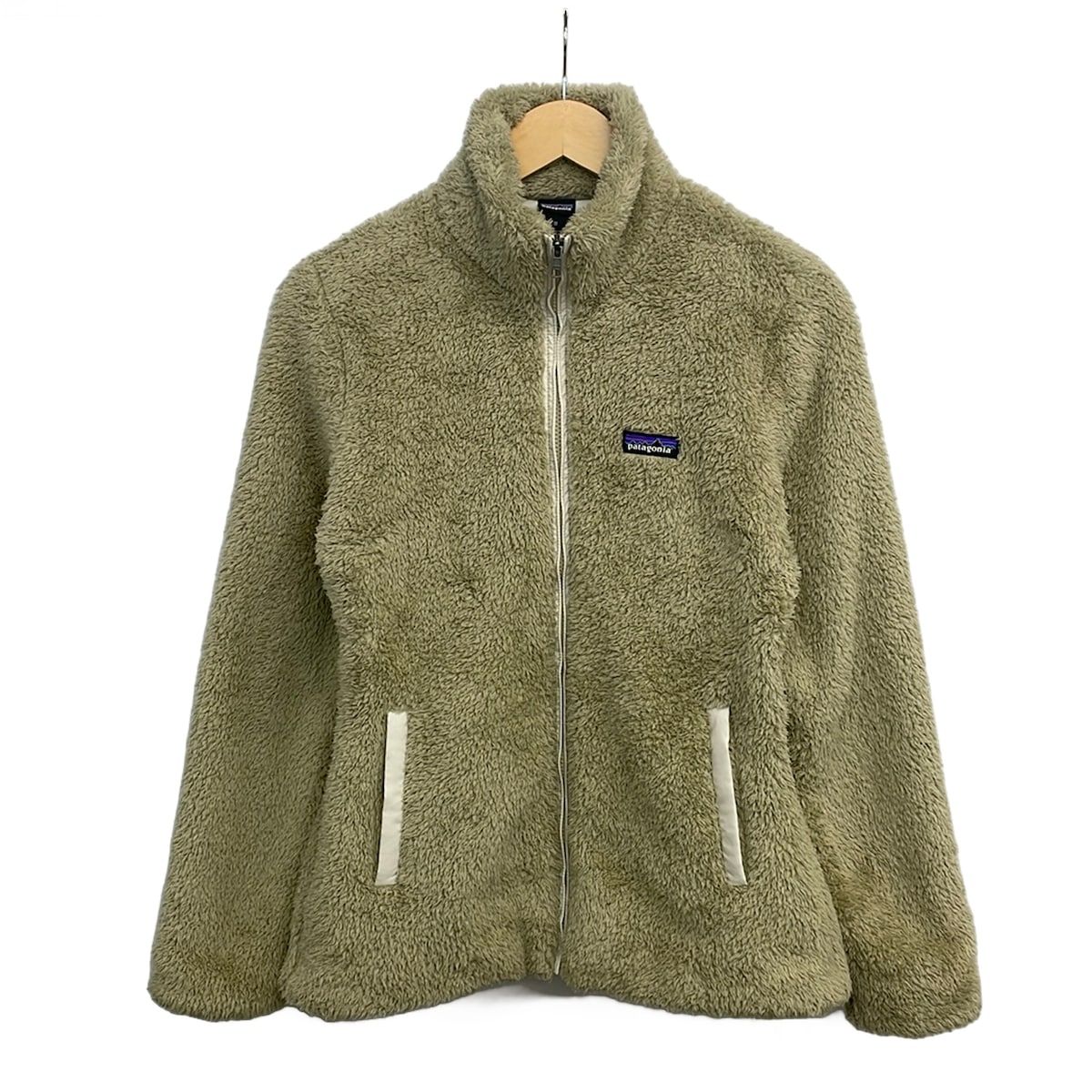Patagonia(パタゴニア) ブルゾン サイズM レディース美品 - ベージュ 長袖/フリース/冬