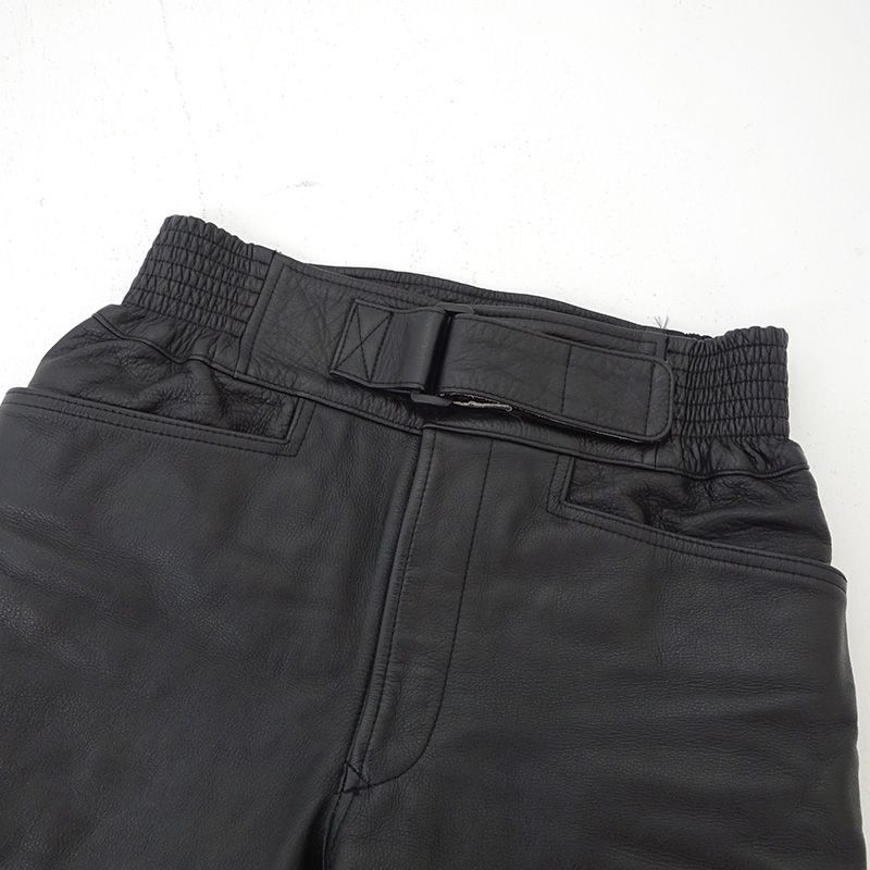 三重店】KUSHITANI レザーパンツ ブラック サイズ:LL（クシタニ