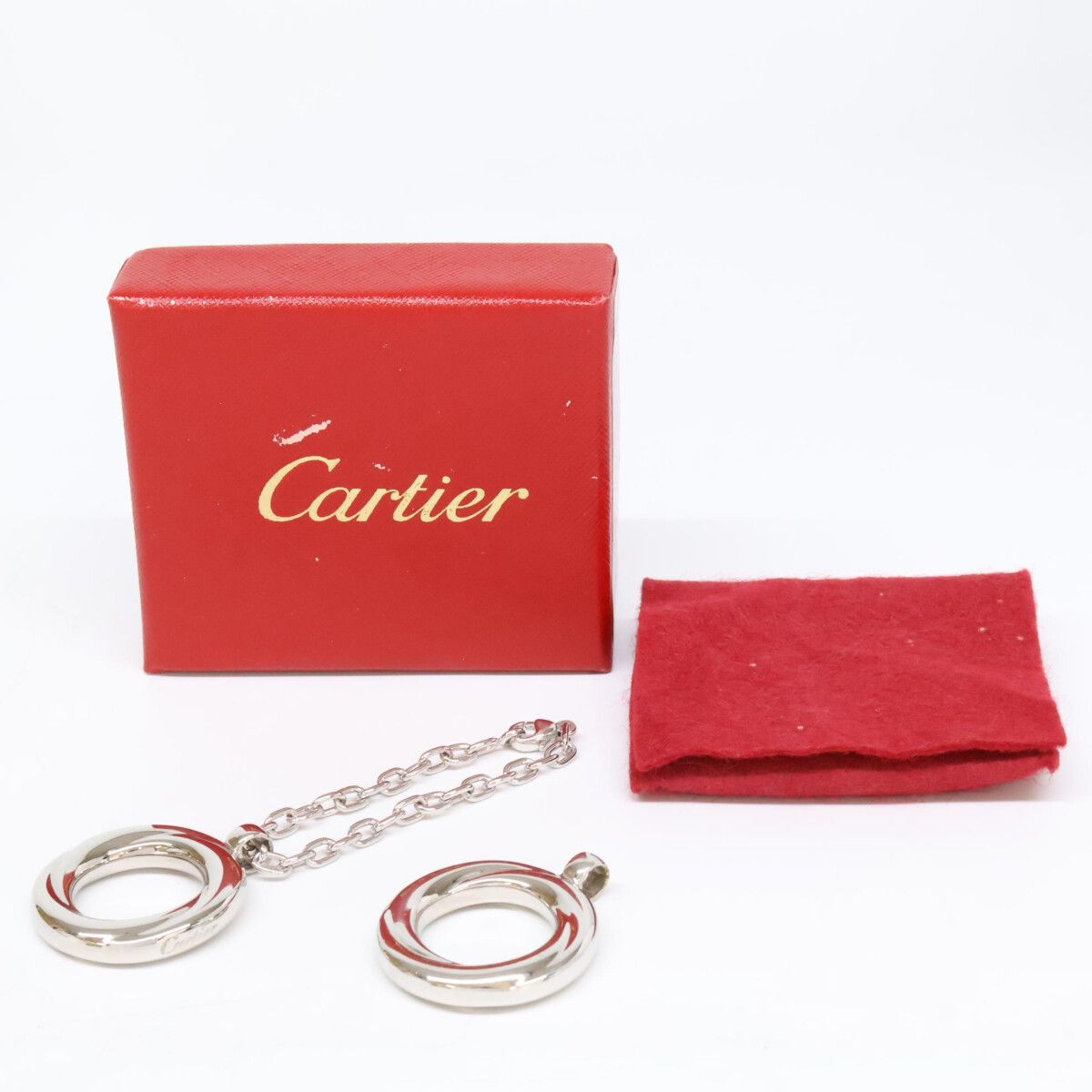 Cartier カルティエ トリニティ バッグチャーム - メルカリ