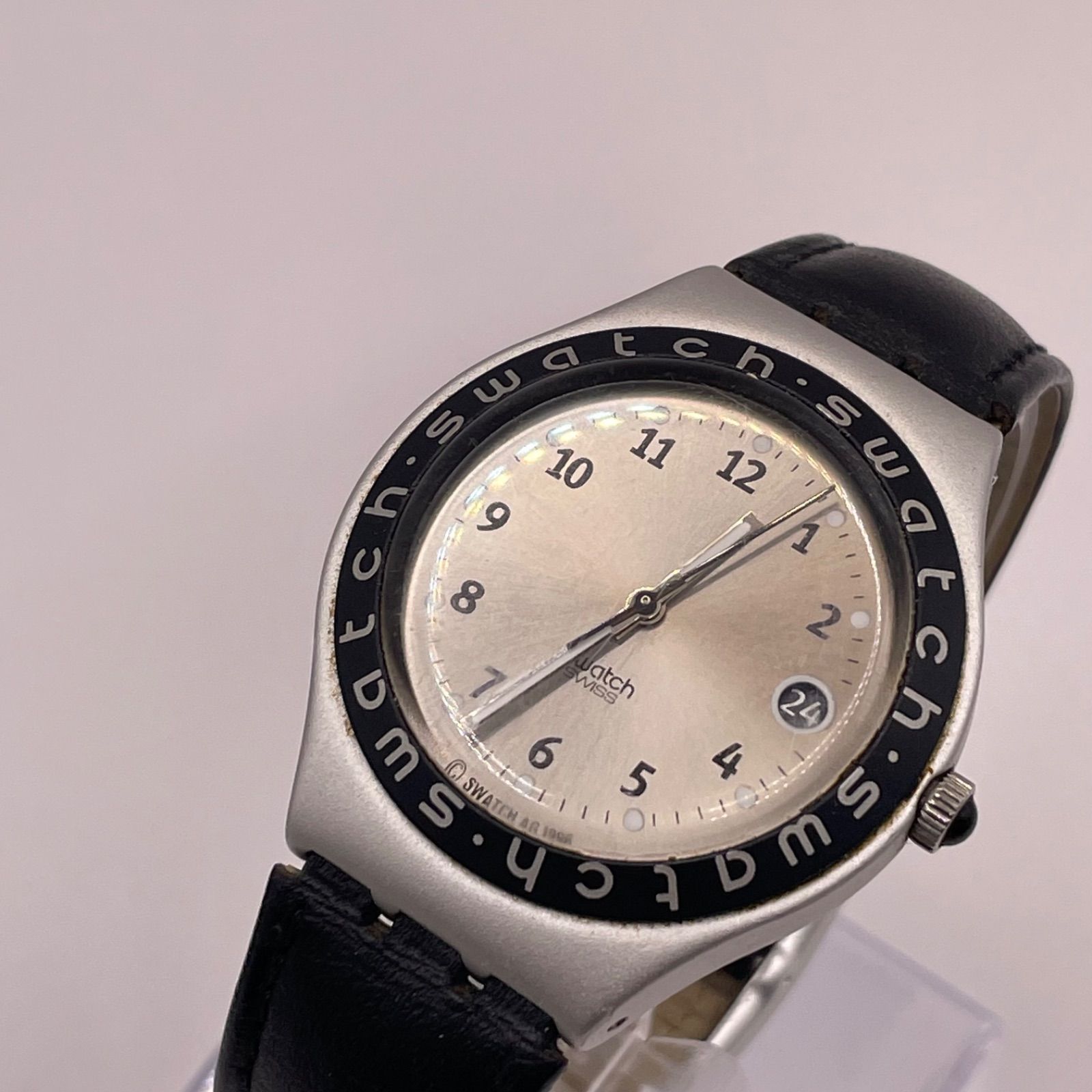新品電池/美品】スウォッチ アイロニー SWATCH IRONY 腕時計 メンズ
