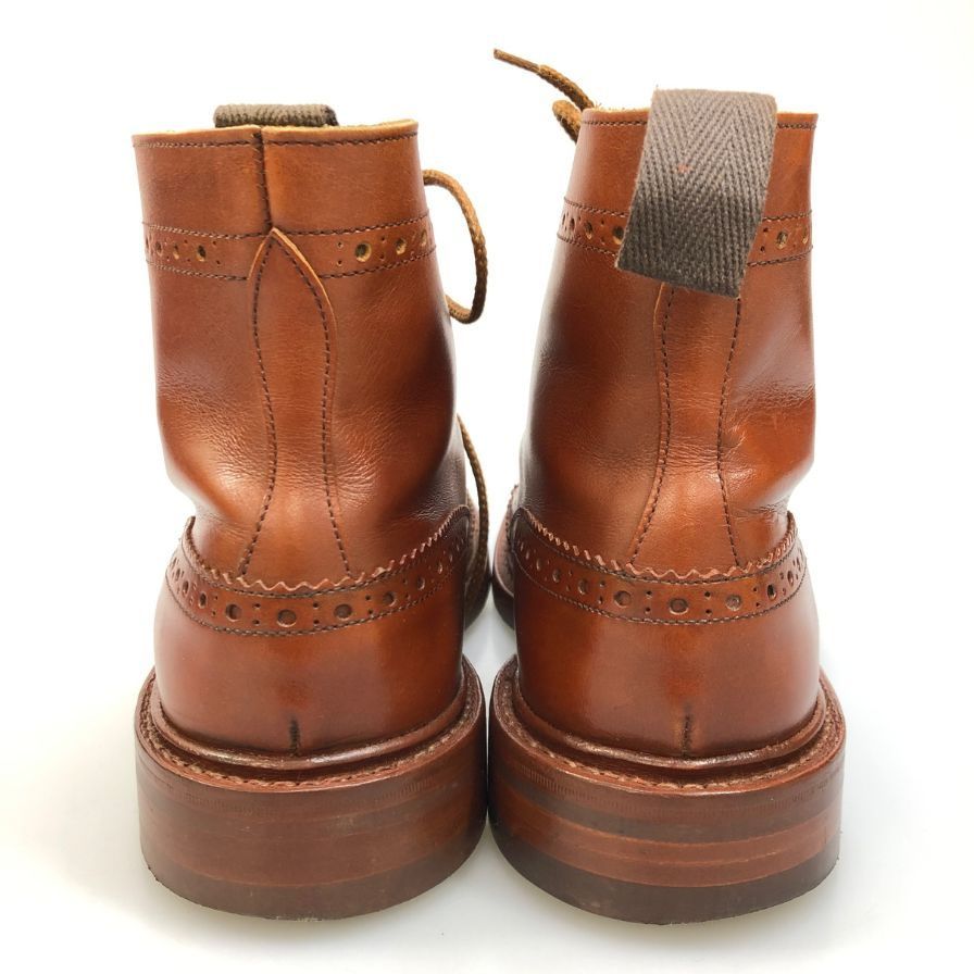 トリッカーズ M5634 ストウ カーフ メンズ ベージュ UK8.5 Tricker's
