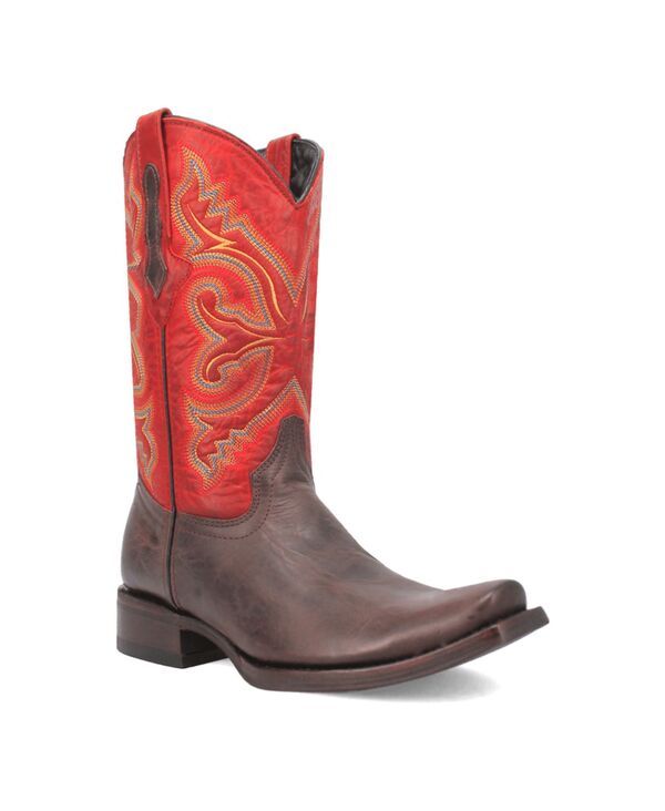 ディンゴ メンズ シューズ ブーツ・レインブーツ レザー Dingo Mens True Grit Leather Boot Brown ブラウン