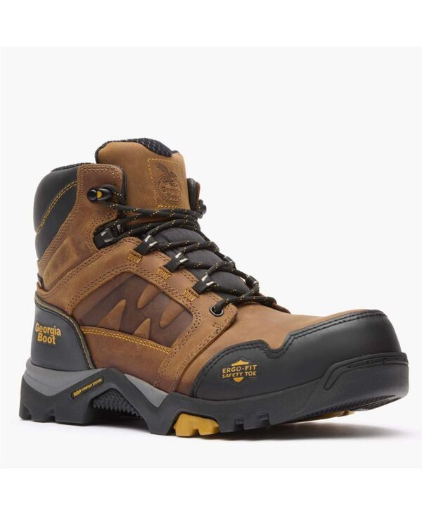 ジョージブーツ メンズ シューズ ブーツ・レインブーツ GEORGIA BOOT Amplitude Composite Toe Waterproof Work Bootrail crazy hors