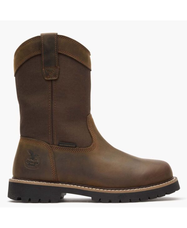 ジョージブーツ メンズ シューズ ブーツ・レインブーツ GEORGIA BOOT Mens Core 37 Waterproof Work Boot Brown ブラウン