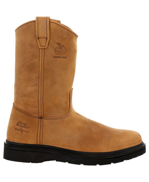 ジョージブーツ メンズ シューズ ブーツ・レインブーツ GEORGIA BOOT Mens Farm and Ranch Pull On Work Boot Mississippi tan タン