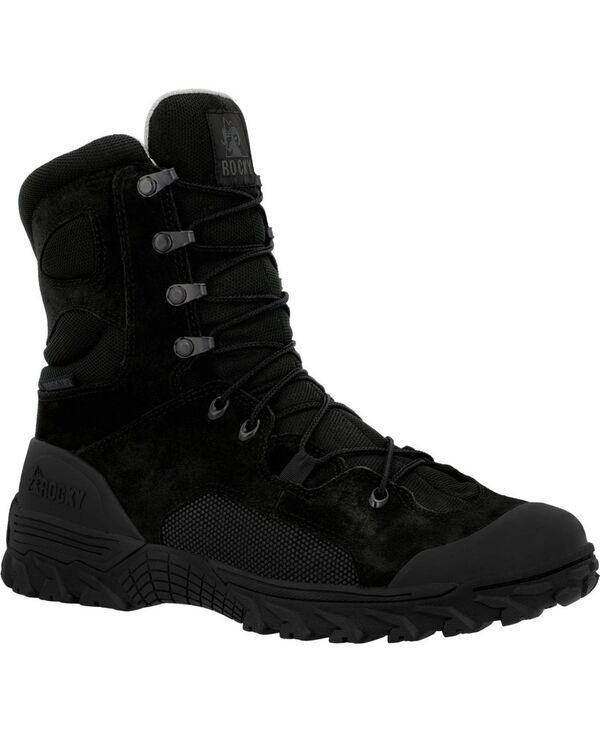ロッキー メンズ シューズ ブーツ・レインブーツ ROCKY Mens Mountain Combat 8 Military Boot Black ブラック