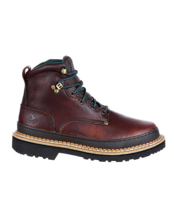 ジョージブーツ メンズ シューズ ブーツ・レインブーツ Tシャツ GEORGIA BOOT Mens Georgiant Steel Toe 6 Work Boot Soggy brown ブラウン