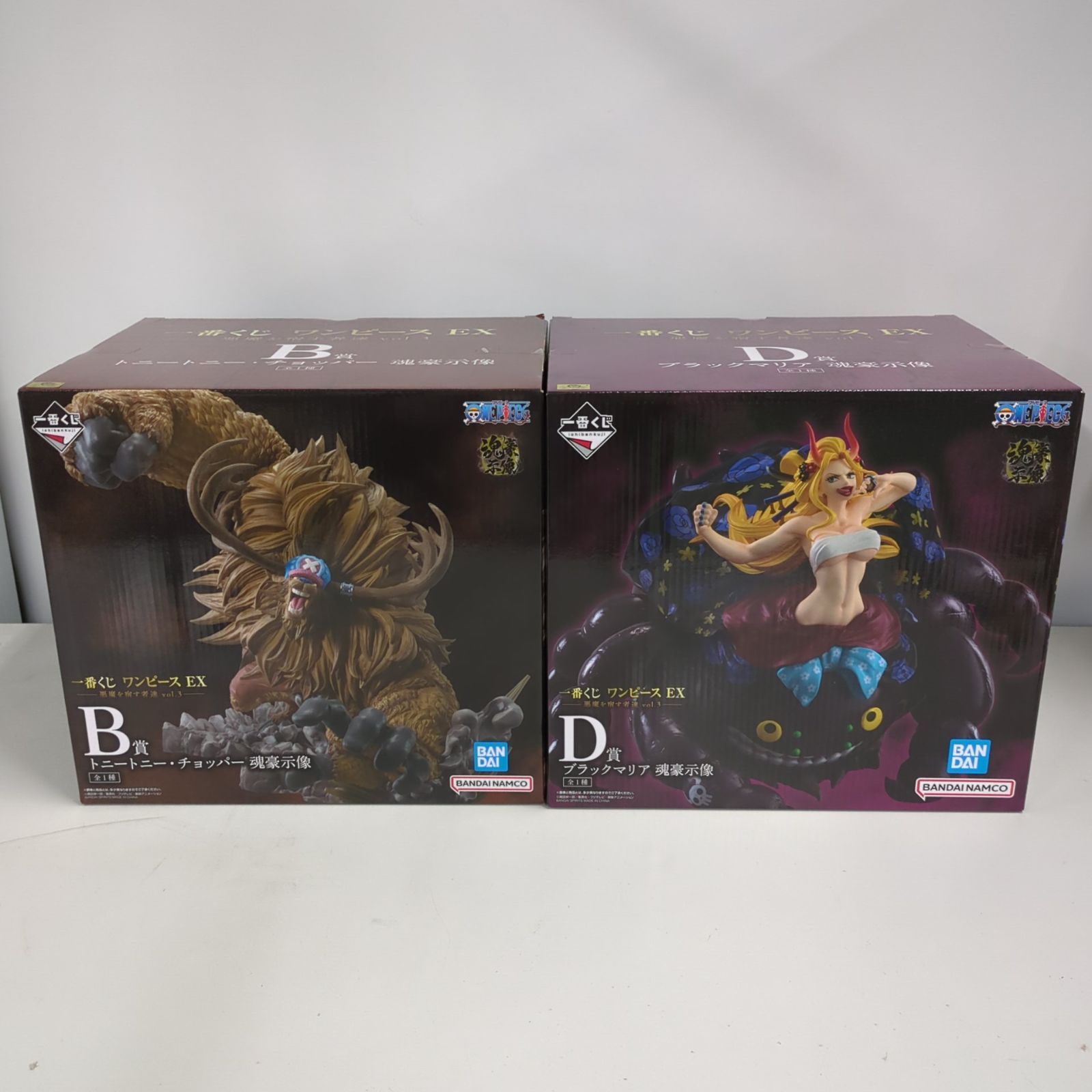 【D45324】[未開封品] 一番くじ ワンピース EX 悪魔を宿す者達 vol.3 B賞&D賞　魂豪示像