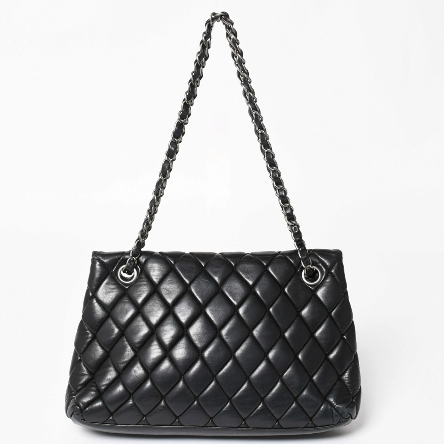 CHANEL シャネル バブルキルト チェーンショルダーバッグ ハンドバッグ