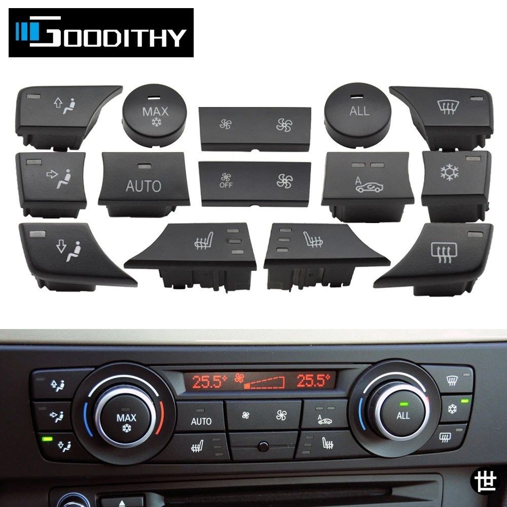 BMW 1 3シリーズ X3 E90 E91 E92 E93 F25用カーエアコンボタンエア循環ヒーター気候制御ファンボリューム