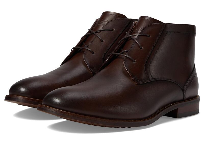 フローシャイム メンズ シューズ ブーツ・レインブーツ Florsheim Rucci Plain Toe Chukka Boot Brown Smooth ブラウン