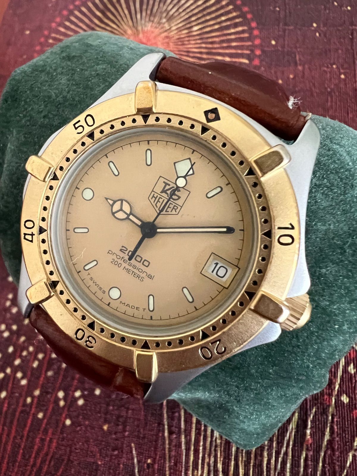 ジャンク品！！タグホイヤー 2000☆ダイバー クオーツ時計☆メンズ