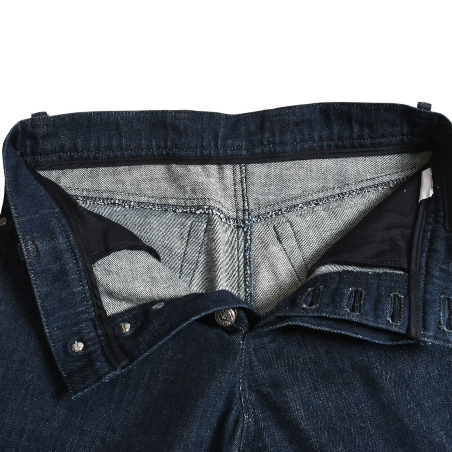 極美品 CHROME HEARTS クロムハーツ 5Pocket Denim Pants クロスボール 