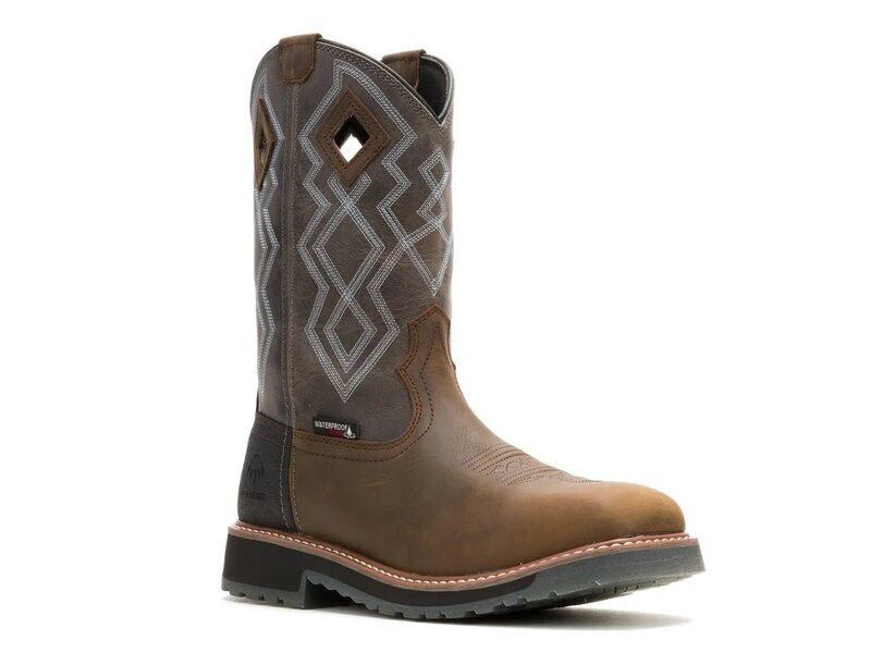 ウルヴァリン メンズ シューズ ブーツ・レインブーツ Wolverine Rancher Pro Composite Toe Work Boot Mens Grey グレー