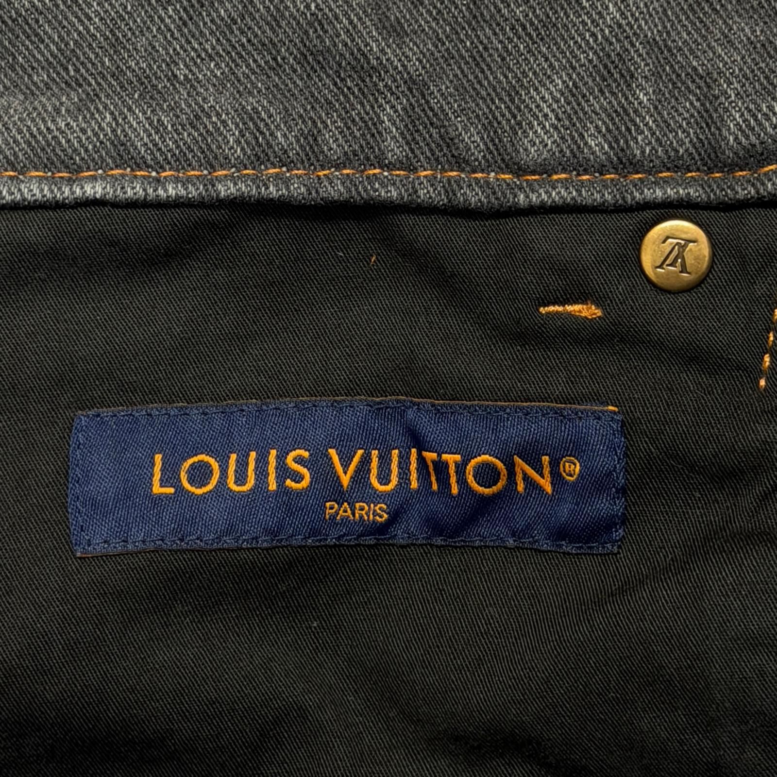 国内正規 LOUIS VUITTON 23AW monogram flower denim pants モノグラム