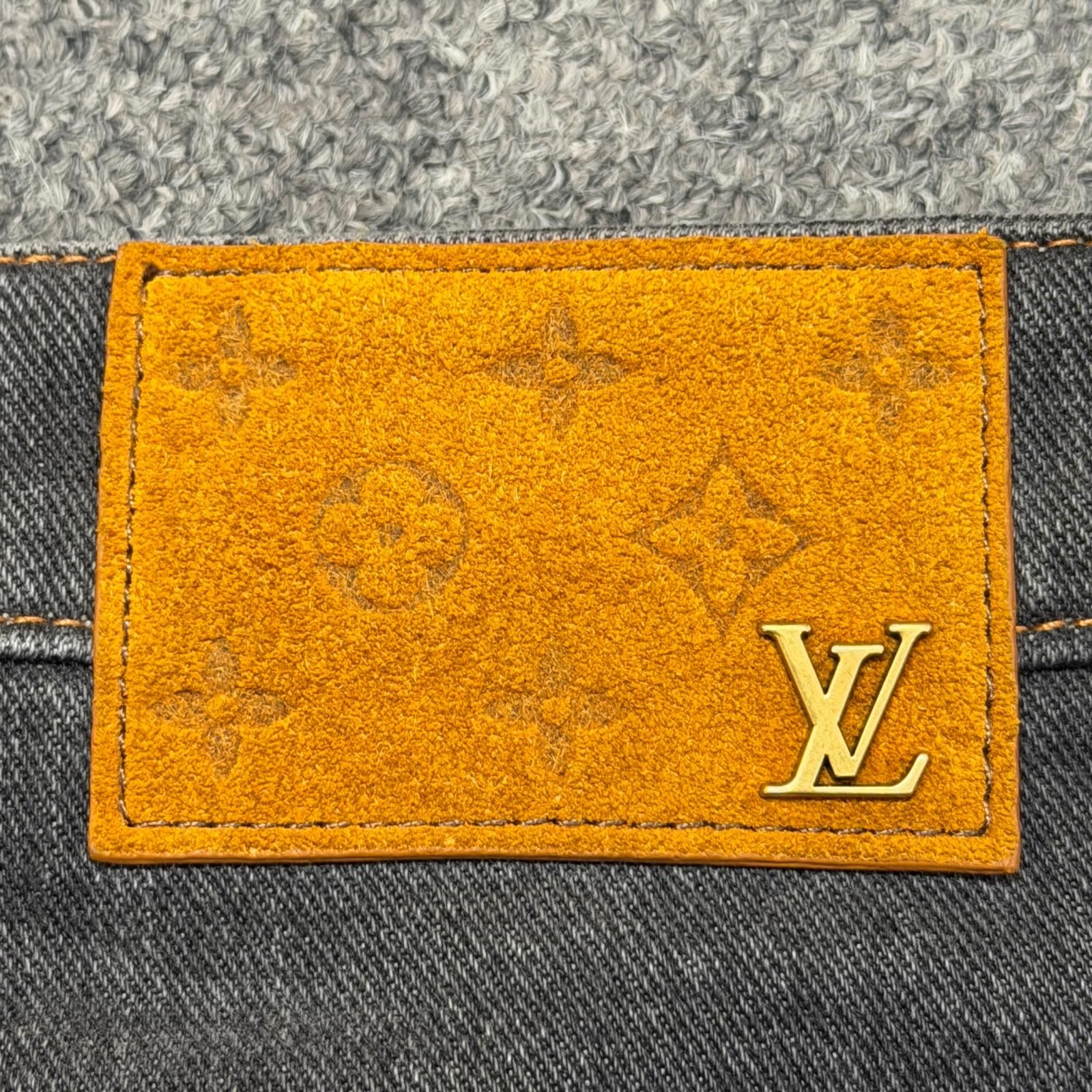 国内正規 LOUIS VUITTON 23AW monogram flower denim pants モノグラム