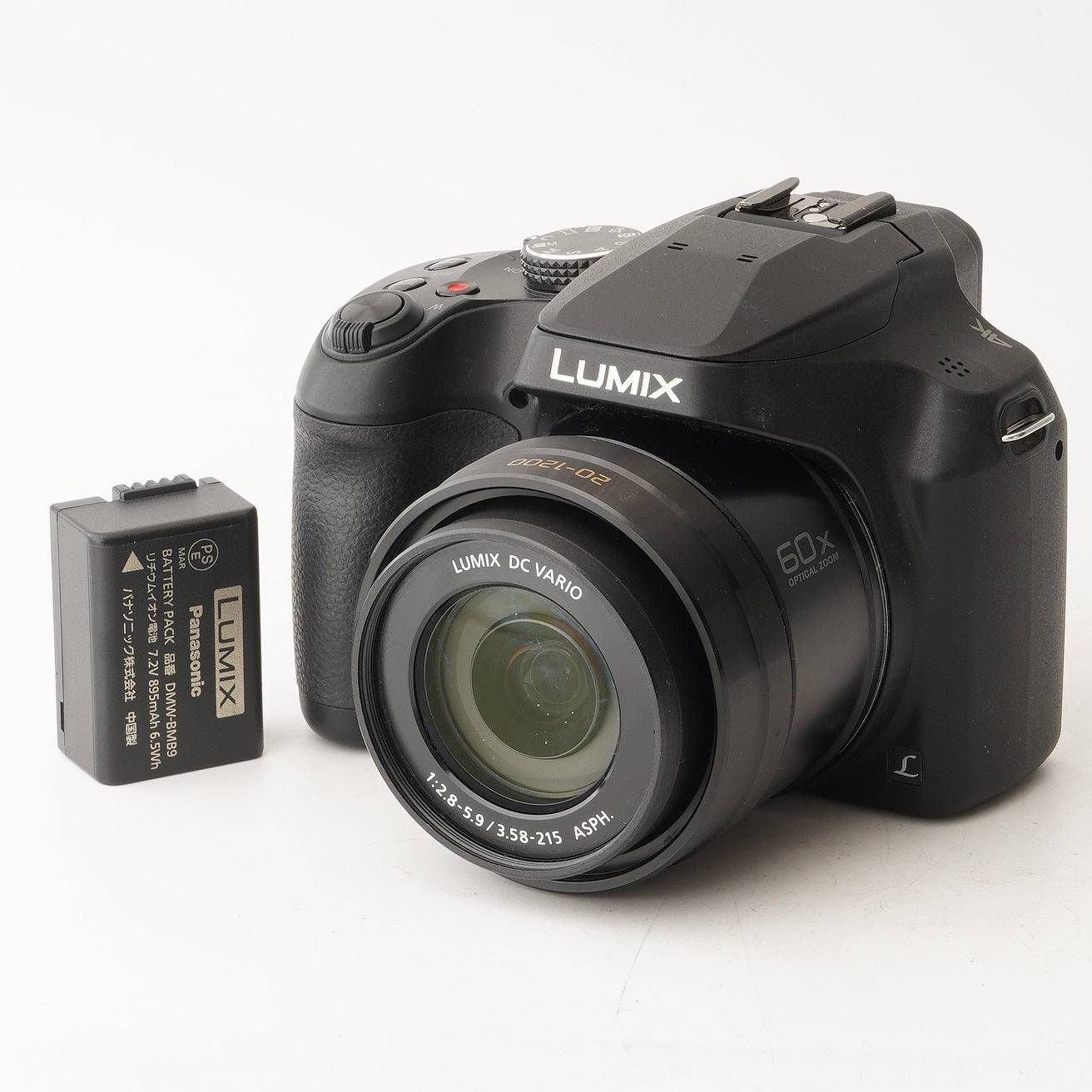 パナソニック Panasonic LUMIX DC-FZ85 ブラック 60x 光学ズーム